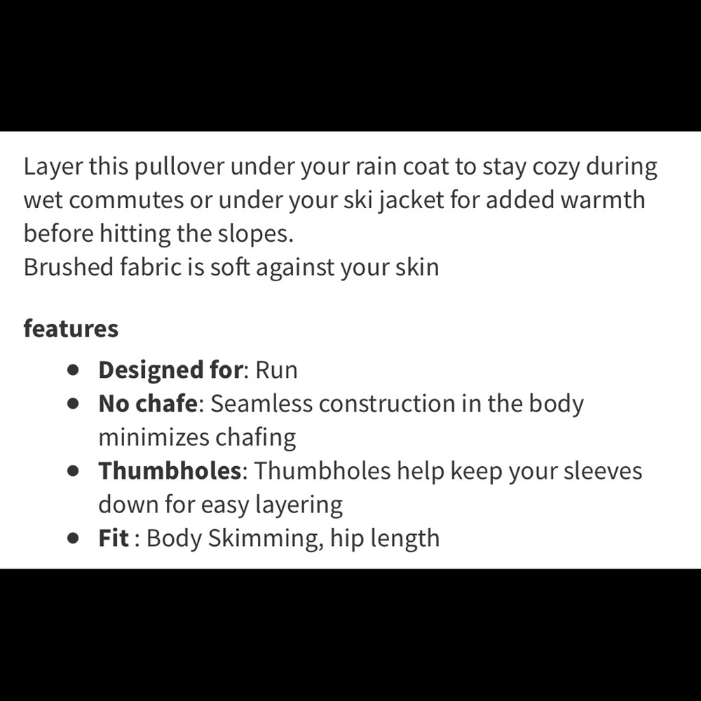 lululemon Rest Less Pullover - Picture 2 of 3